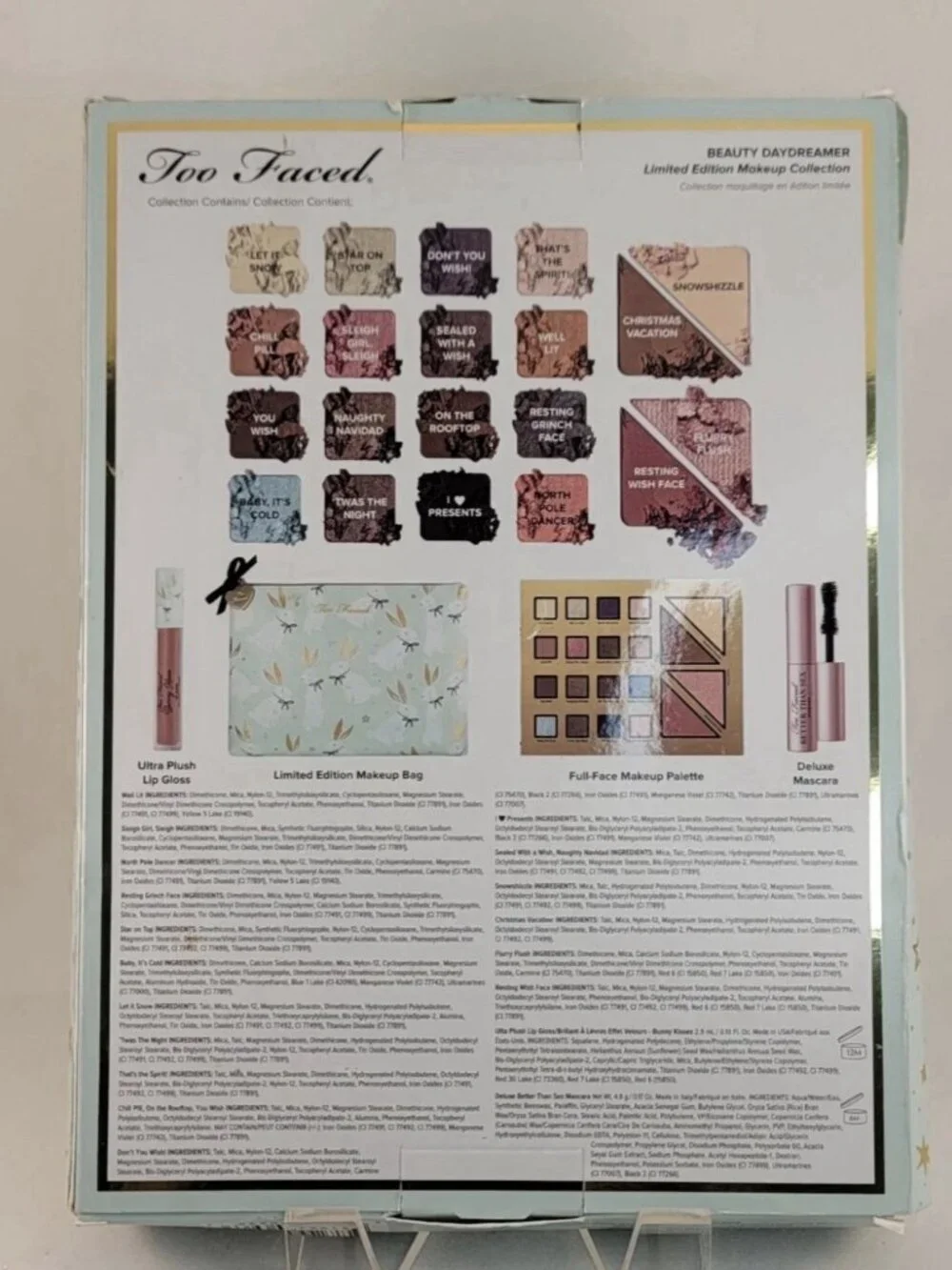 Too Faced Christmas Dreams Beauty Daydreamer Makeup Collection Limited Edition